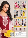 Titli 2 By Kaya Rayon Slub Kurti With Bottom Dupatta Orders In India